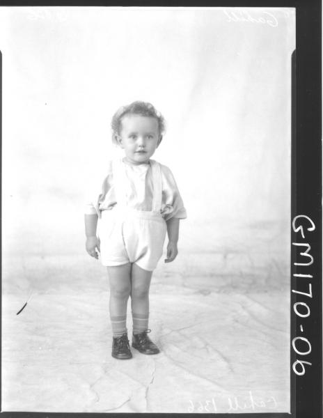 Portrait of child 'Cahill'