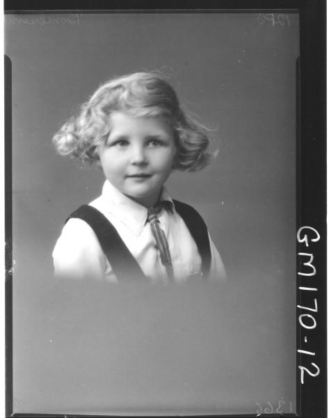 Portrait of child 'Boneham'