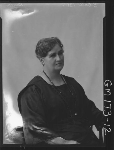 Portrait of woman 'Burton'