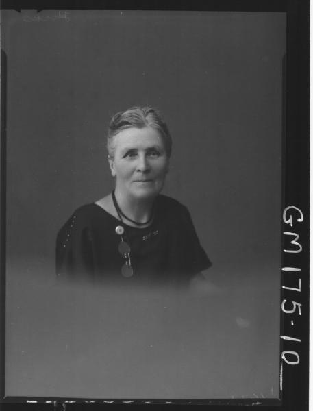 Portrait of woman 'Hicks'