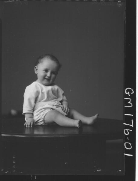 Portrait of baby 'Halton'