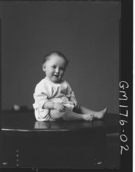 Portrait of baby 'Halton'