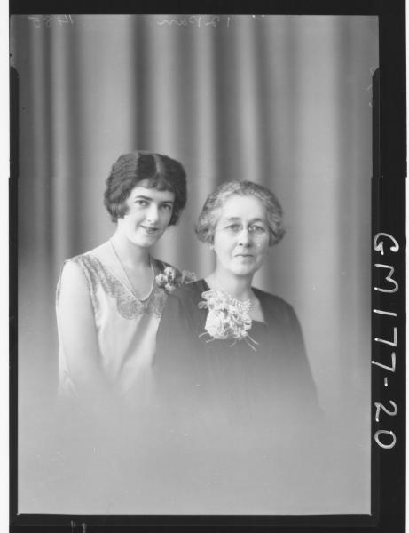 Portrait of two women 'Coyte'