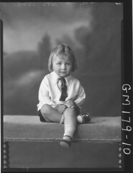 Portrait of child 'Cottrell'