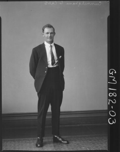 Portrait of man 'Cunningham'