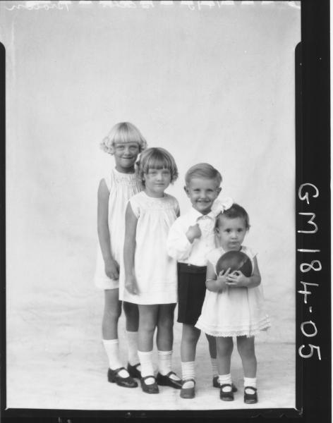 Portrait of four children 'Brown'
