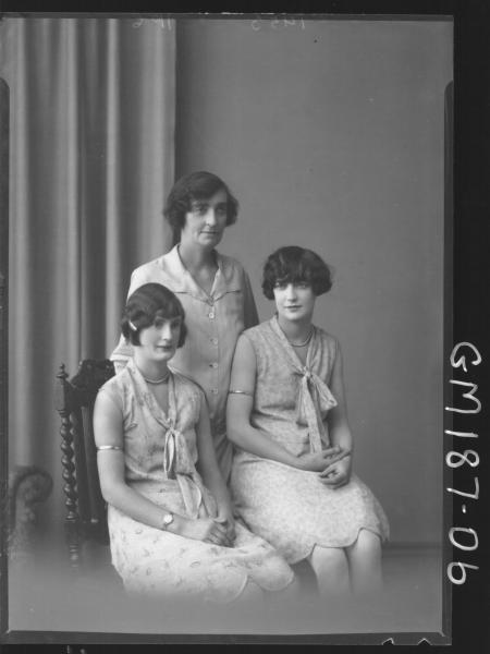 Portrait of three women 'Flynn'