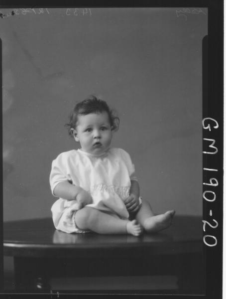 Portrait of baby 'Kelly'