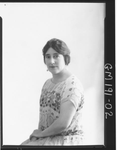 Portrait of woman 'Irvine'