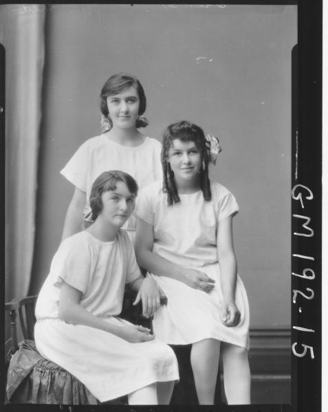 Portrait of three girls 'Shea'