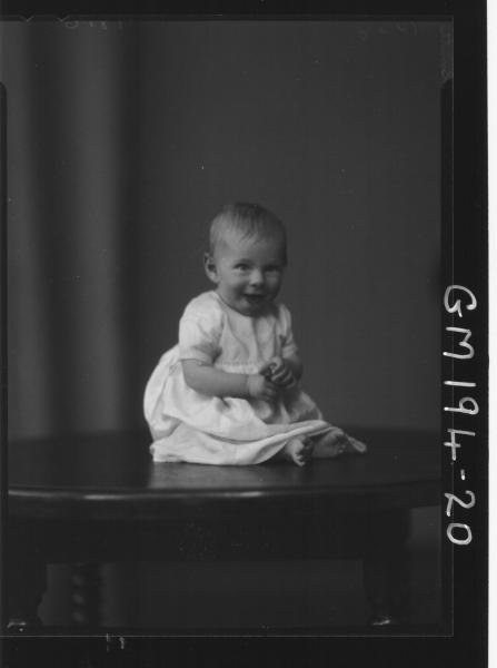 Portrait of baby 'Smith'