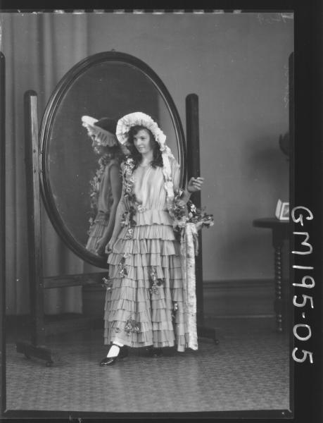 Portrait of woman Fancy dress 'Stout'