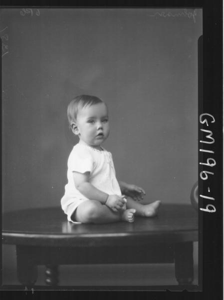 Portrait of baby 'Johnson'