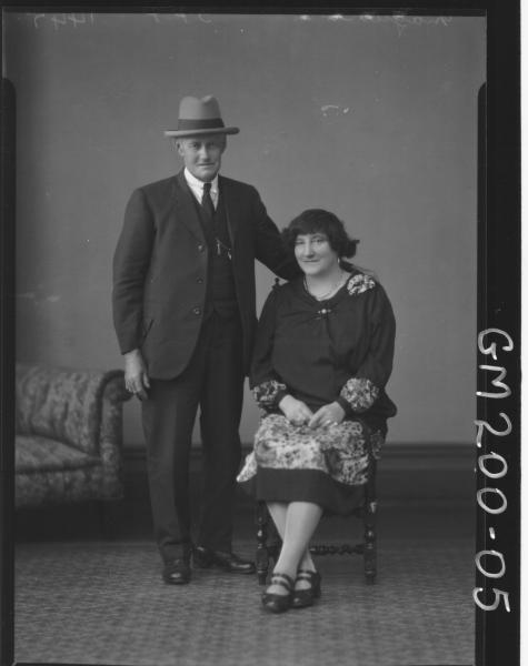 Portrait of man and woman 'Maguire'