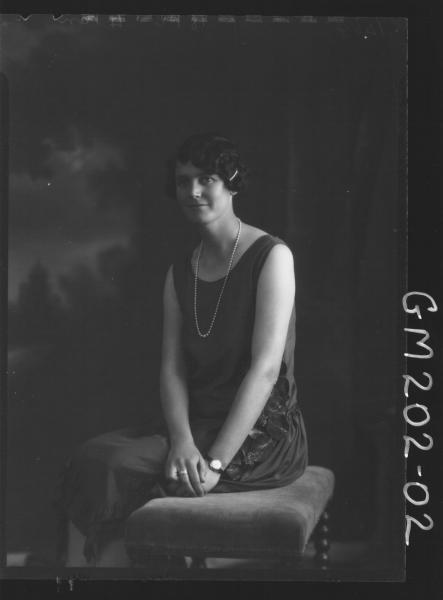 Portrait of woman 'McLean'