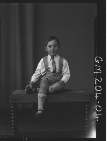 Portrait of child 'Weckman'