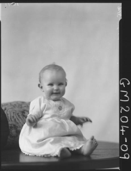 Portrait of baby 'Wright'