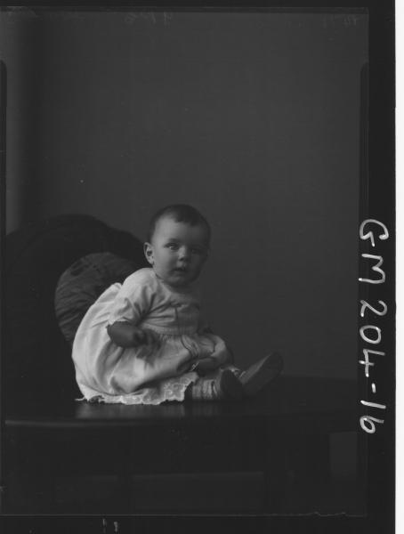 Portrait of baby 'Walsh'