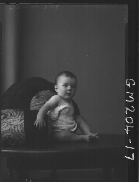 Portrait of baby 'Walsh'