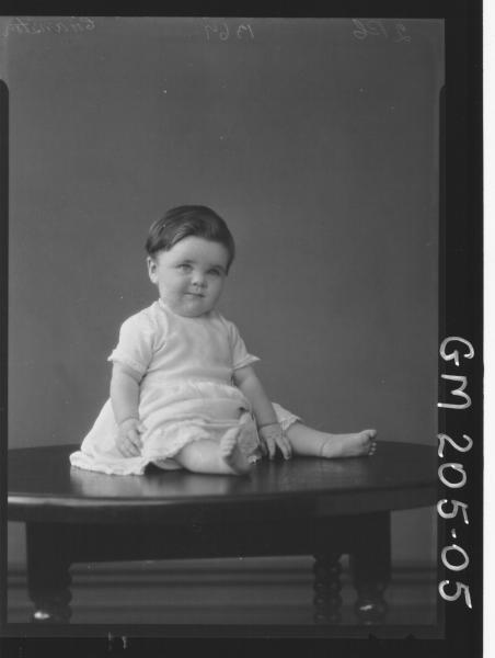 Portrait of baby 'Cranston'