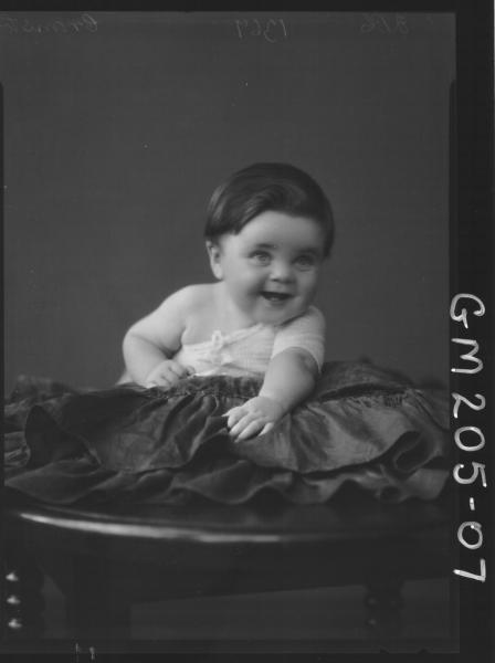 Portrait of baby 'Cranston'