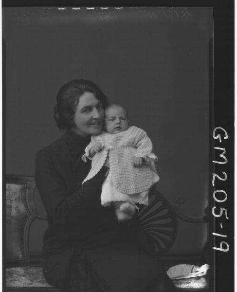 Portrait of woman and baby '?'
