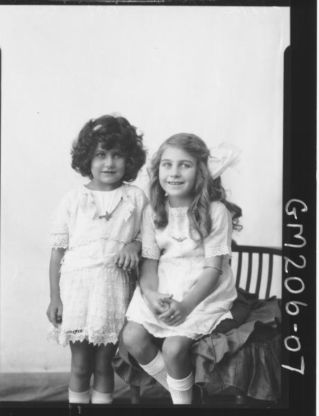 Portrait of two girls 'Crosi'
