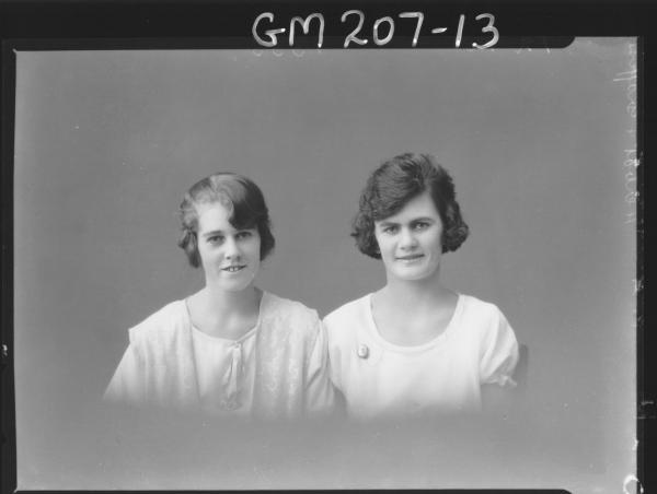 Portrait of two women 'Herbat' & 'Graffin'