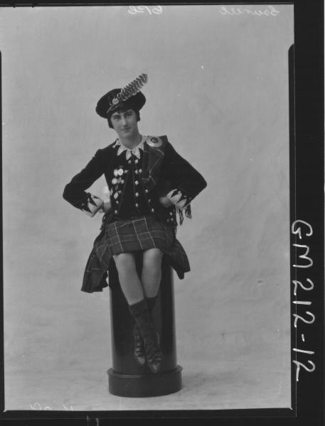 Portrait of woman Scottish dancer, 'Counell'