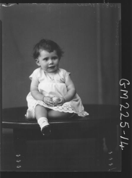 Portrait of child 'Gosnell'