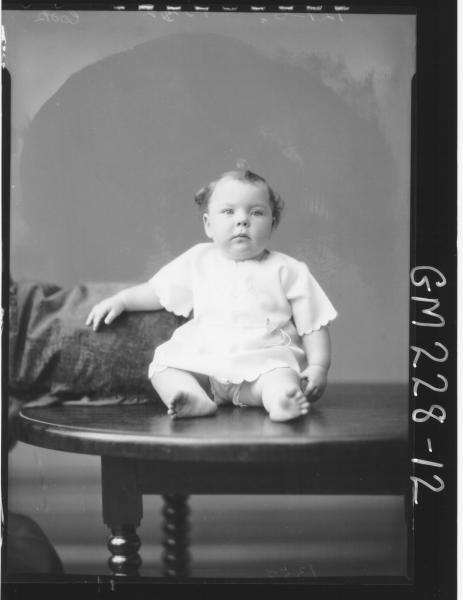 Portrait of baby 'Cook'