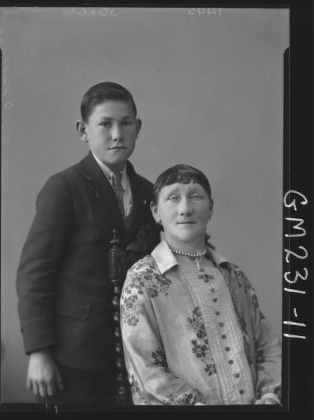 Portrait of woman and boy 'O'Kallagan'