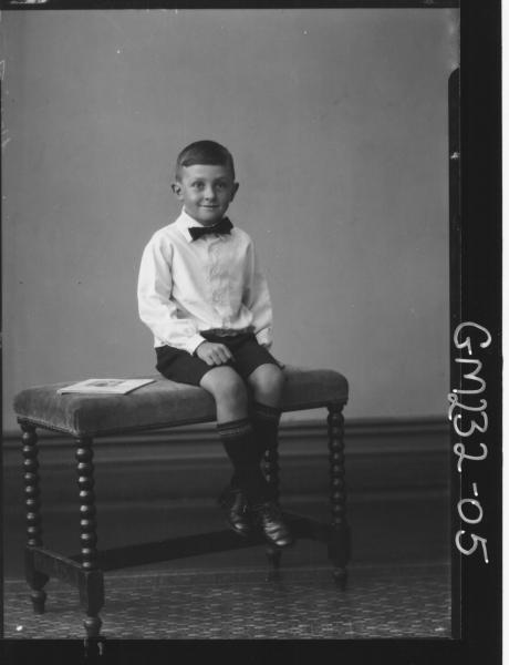 Portrait of boy 'Hewitt'