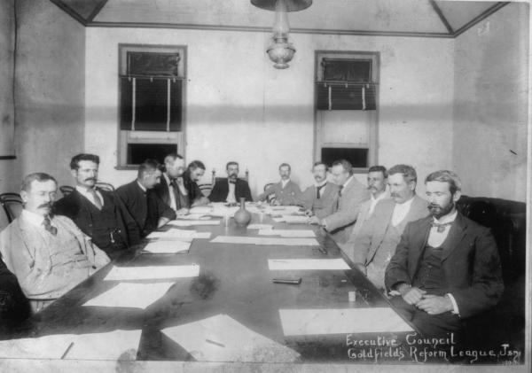 Copy of Executive Council Goldfields Reform League.