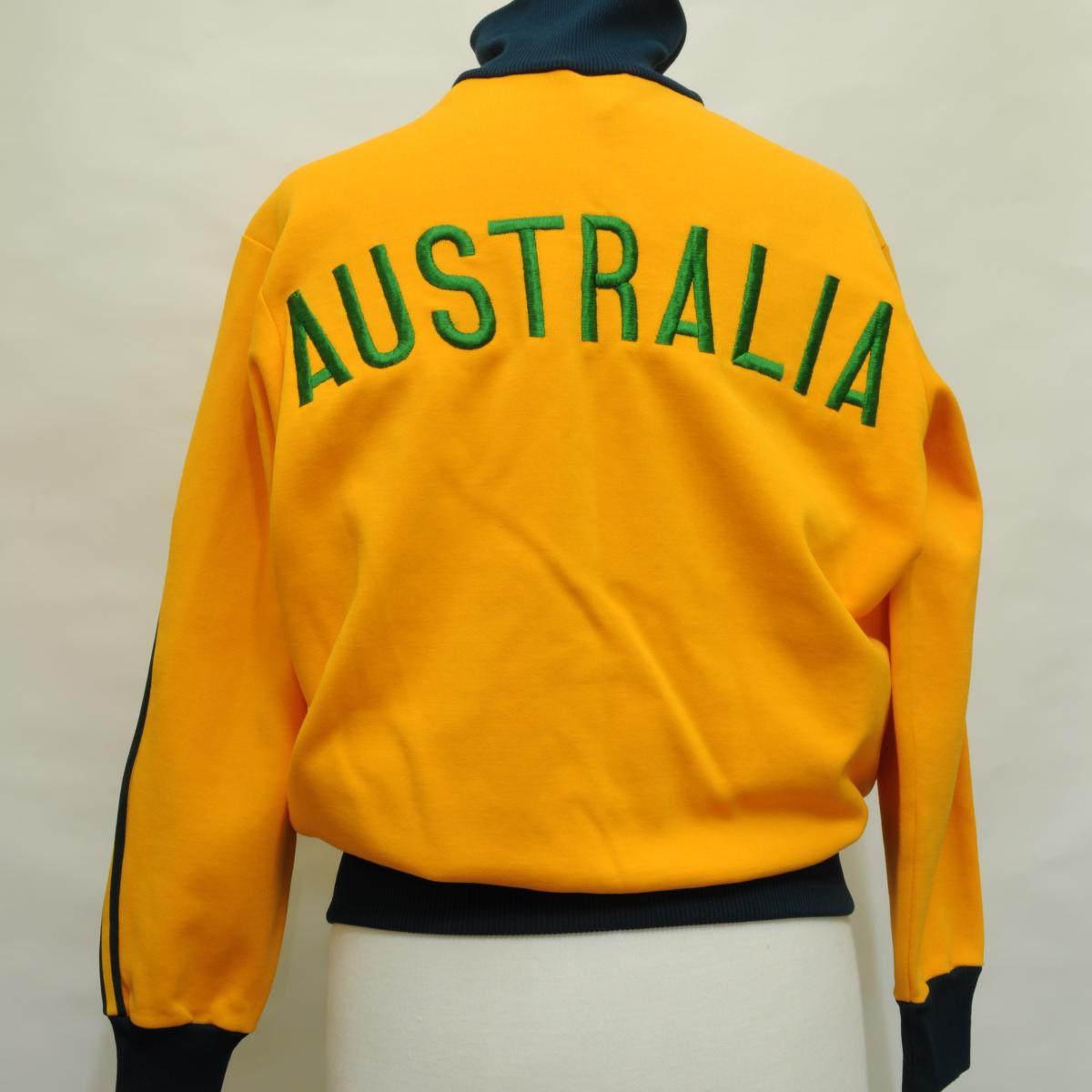 Green and outlet gold adidas jacket