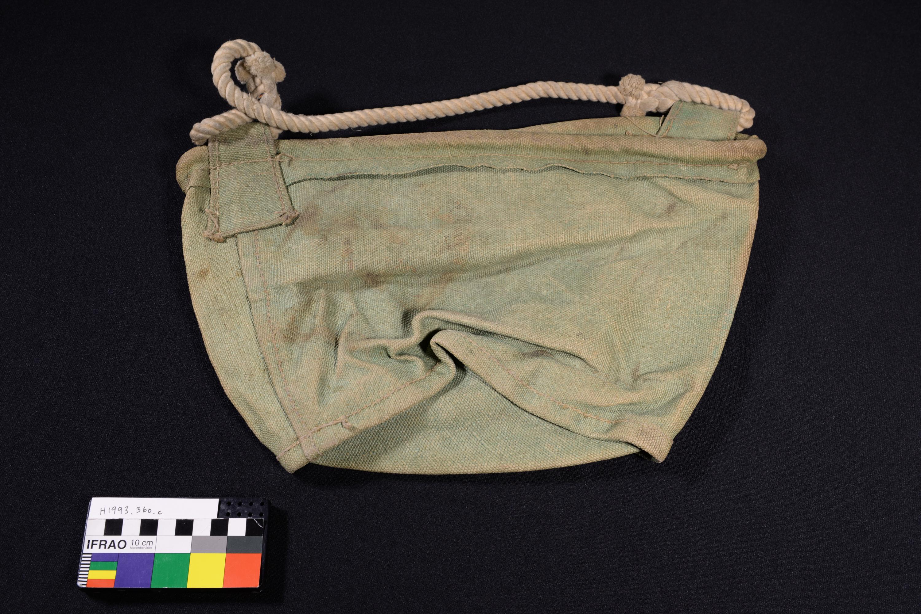 Canvas water bag WA Museum Collections