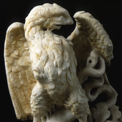 Fountain of eagle with a serpent Source: © Soprintendenza Speciale per i Beni Archeologici di Nap