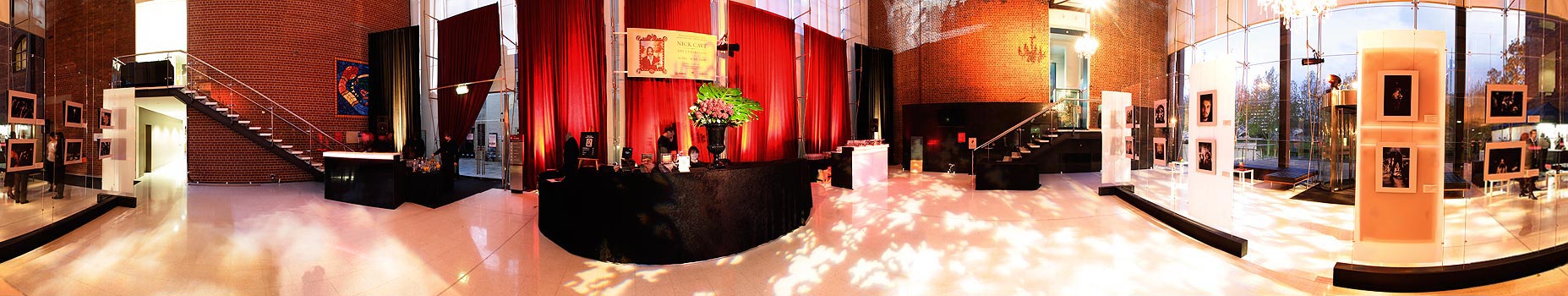 Hackett Hall interior panorama