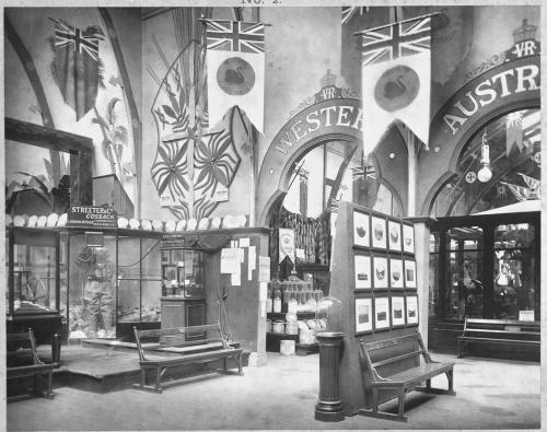 Mining display in a museum B/W.