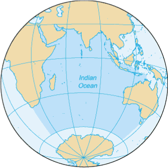 Extent of the Indian Ocean 