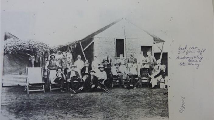 Staff and patients at Government Hospital, 1890s