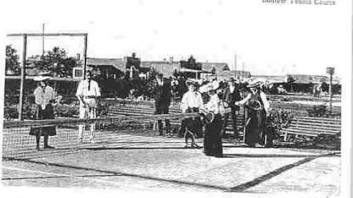 Tennis in Boulder, c.1900