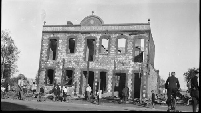 Damage to the Home from Home Hotel, 1934