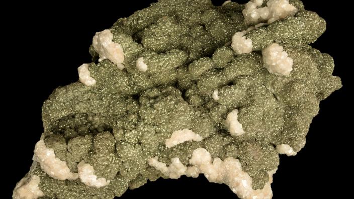 Marcasite and calcite, Goongewa mine, Kimberley region, Western Australia. Specimen is 1.35 m long