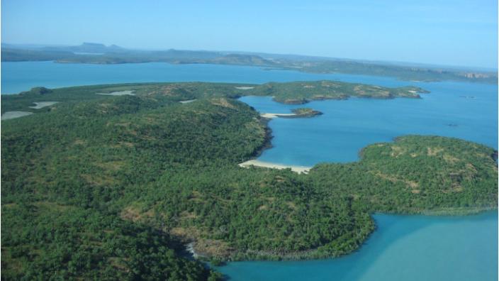 Aerial view of the Kimberley region