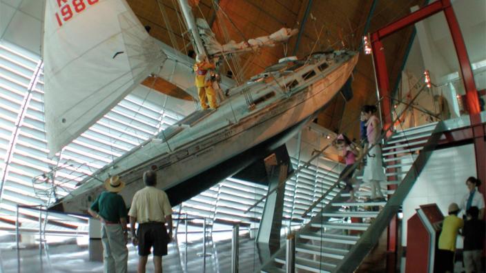 View of the Parry Endeavour from the WA Maritime Museum