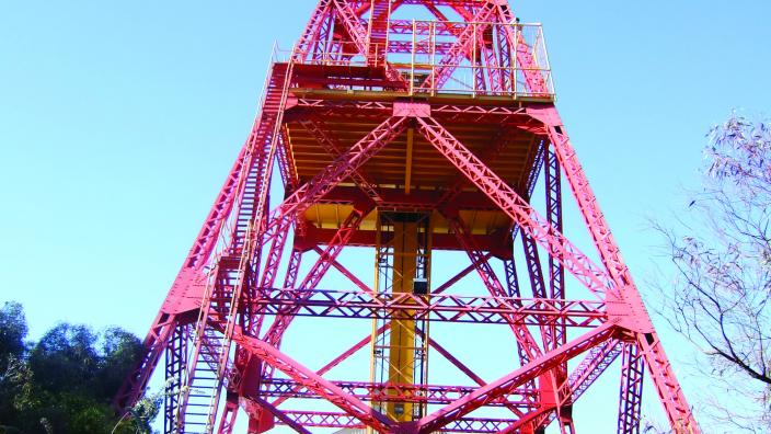 The large head tower from the Western Australian Museum — Kalgoorlie-Boulder