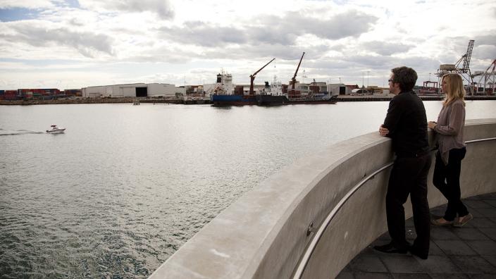 Overlooking Fremantle ports from the Maritime Museum