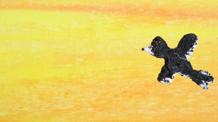 Bird artwork created by school child