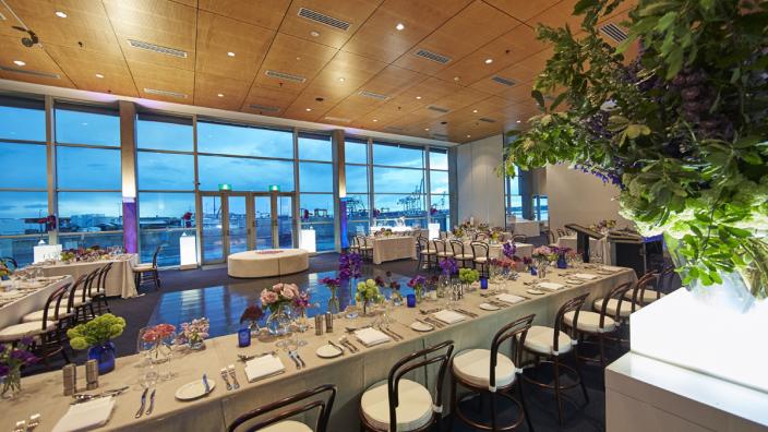 Venue Hire setup in the Maritime Museum